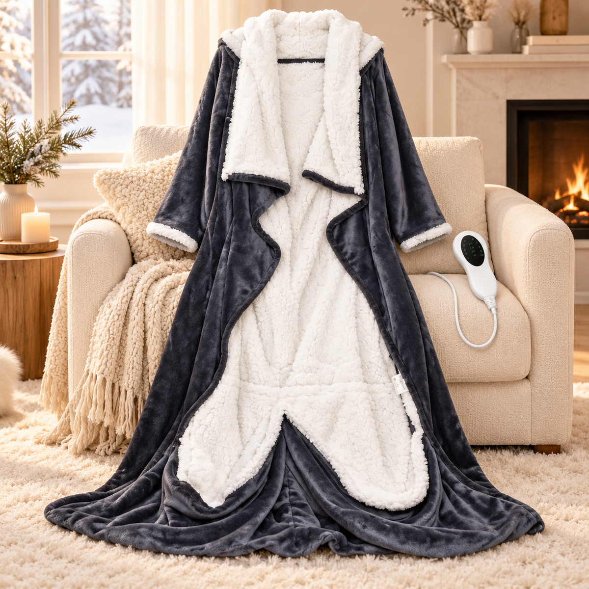 SinkNest CozyWrap Wearable Heated Blanket