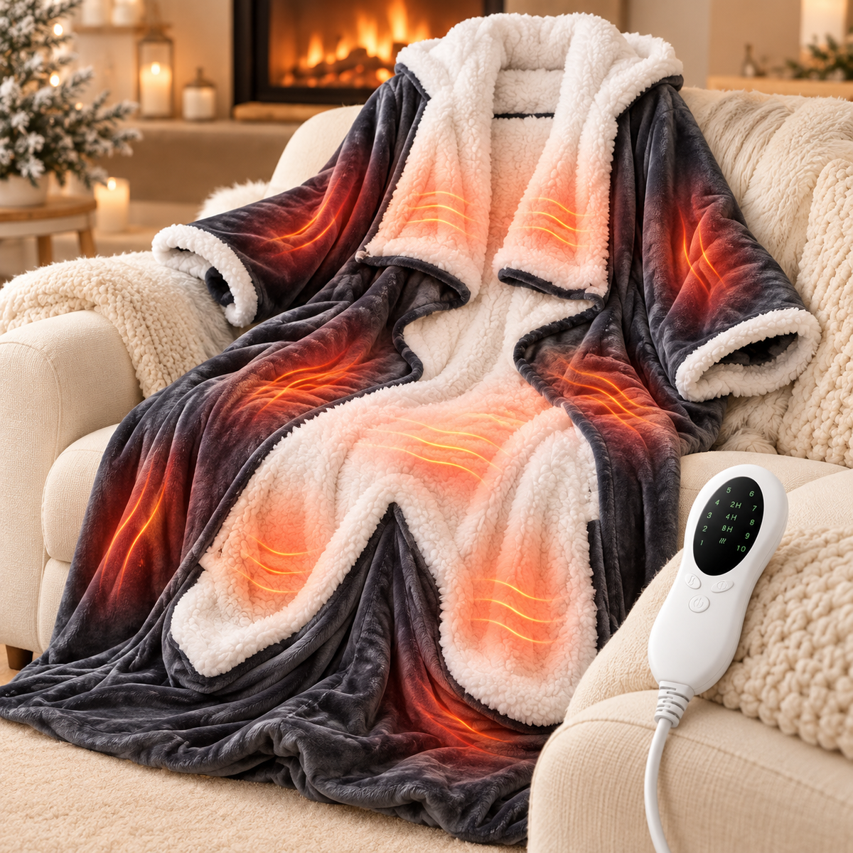 SinkNest CozyWrap Wearable Heated Blanket